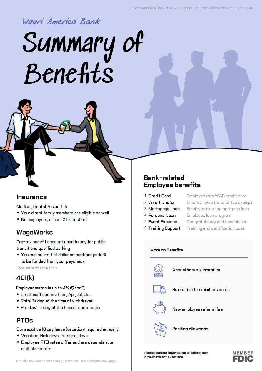 Woori America Bank 본사 채용 (경력/신입)