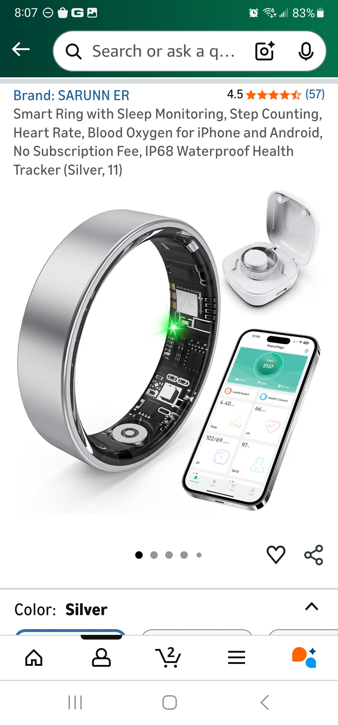 Smart Ring - Size 11