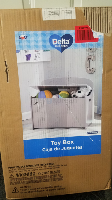 새제품) Delta Children Toy Box for Sale.