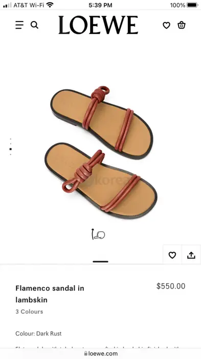LOEWE sandal