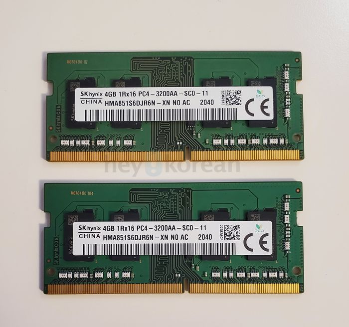 DDR4 3200 8GB(4GBx2)