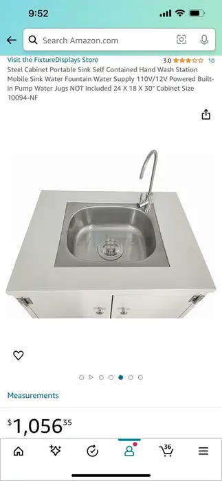 Portable Sink(이동식 싱크)