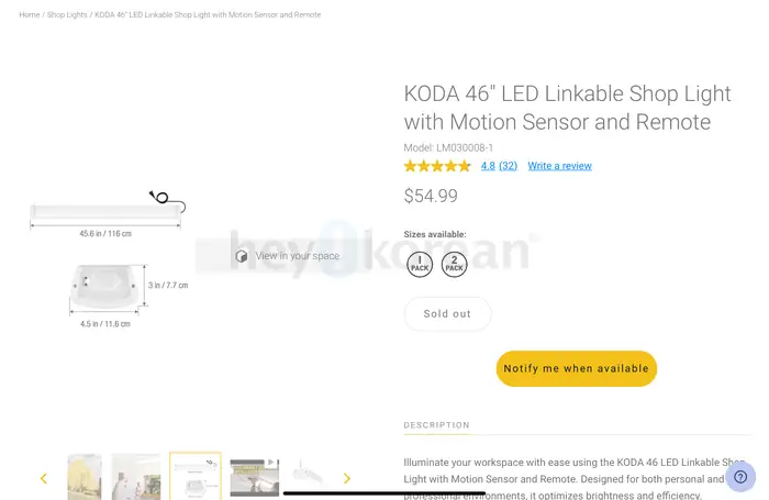 led 전등for Sale.