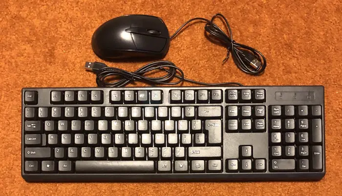Dell wired Keyboard & Mouse, New, 키보드와 마우스,새 상품