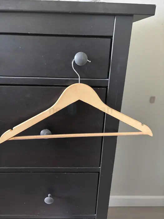 나무 Clothing걸이 wood hangers 15개 - 미사용 새것