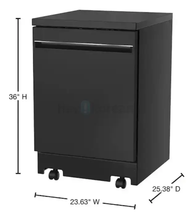 NEW Open Box GE 24" Stand Alone Dishwasher on Wheels in Bergen County, NJ