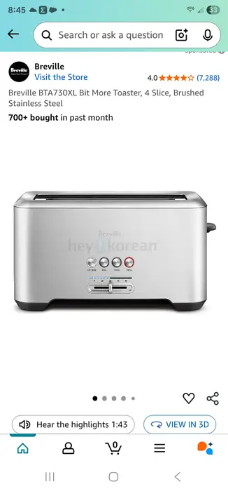 Breville toaster BTA730XL-.