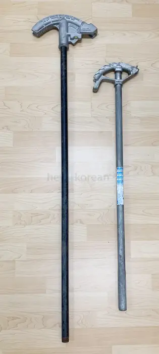 EMT Conduit Bender 1/2 in. & 3/4 in. Head and Handle, 나사 없는 전선관 벤더