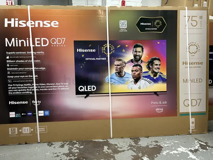 Hisense 75" QLED 4K TV - NEW
