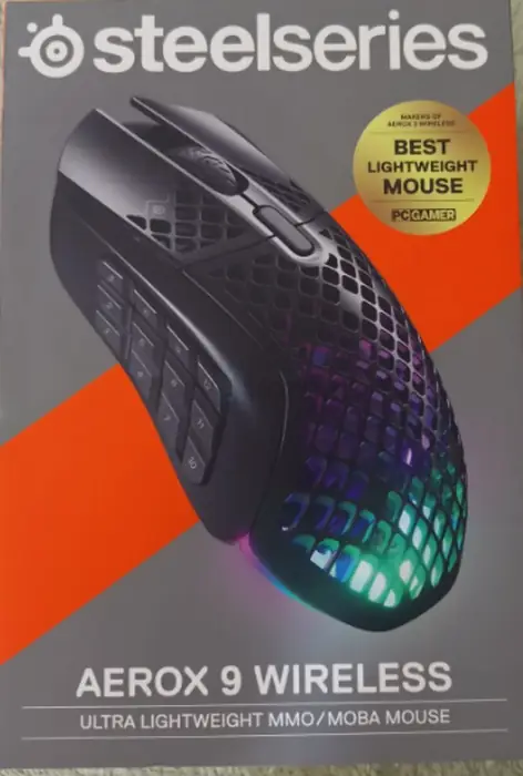 SteelSeries Aerox 9 Wireless Optical Gaming Mouse - Black