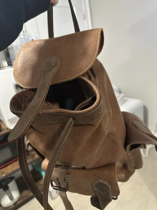 Pegai backpack 가죽 백팩 Bag