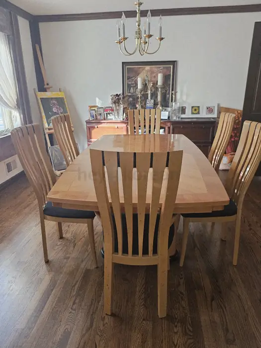 이태리 하이엔드 원목 다이닝 테이블 & 의자 세트 (6인용, 8인용) in Bergen County, NJ