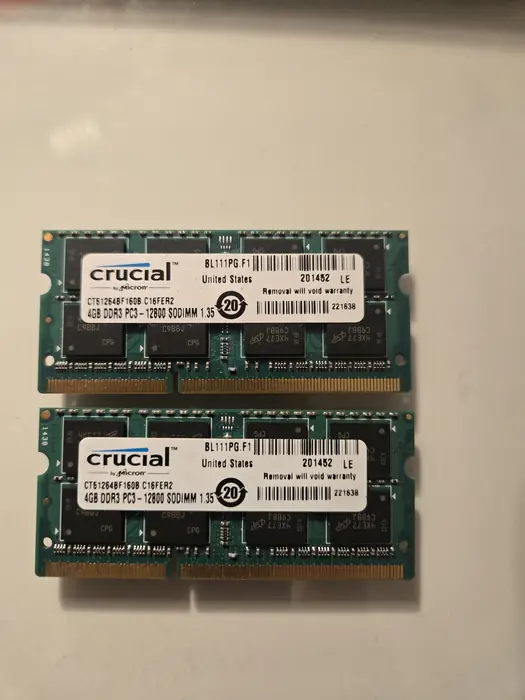 8GB DDR3 RAM Memory (4GBx2)
