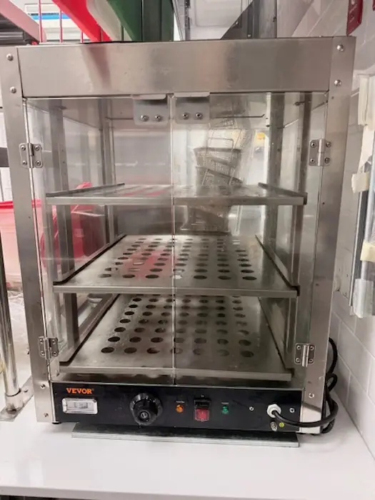 VEVOR 3-Tier Commercial Food Warmer Display (중고)