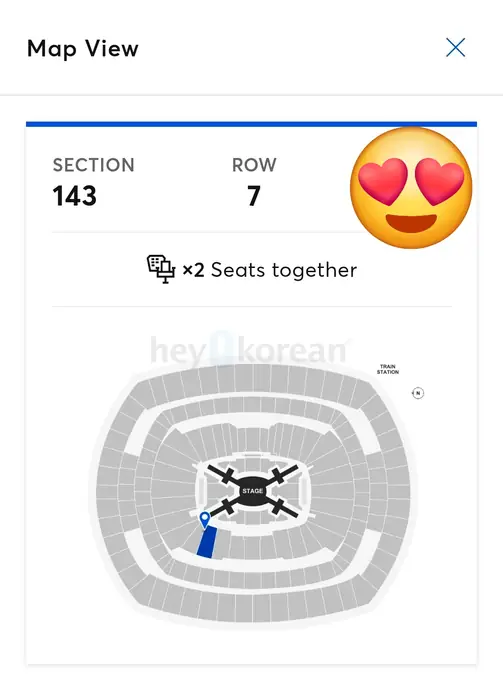 8월2일 BTS 콘서트 티켓 (2장 있음) in Queens, NY