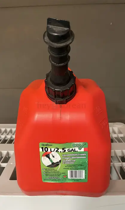 2.5 gal Gas Can, Red Midwest Can, 플라스틱 연료 통