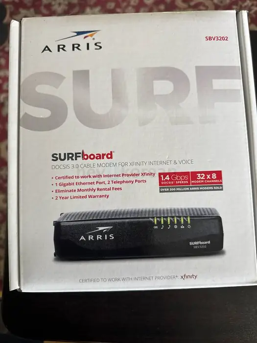 Cable Modem 케이블 모뎀 Arris SBC3202 DOCSISS 3.0 in Bergen County, NJ