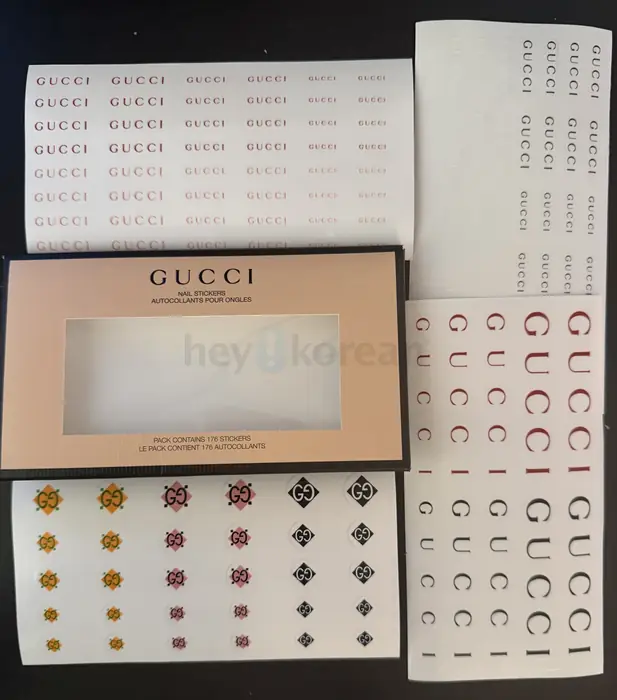 (박스채 새것) Gucci Nail Art Stickers (정품) in Bergen County, NJ
