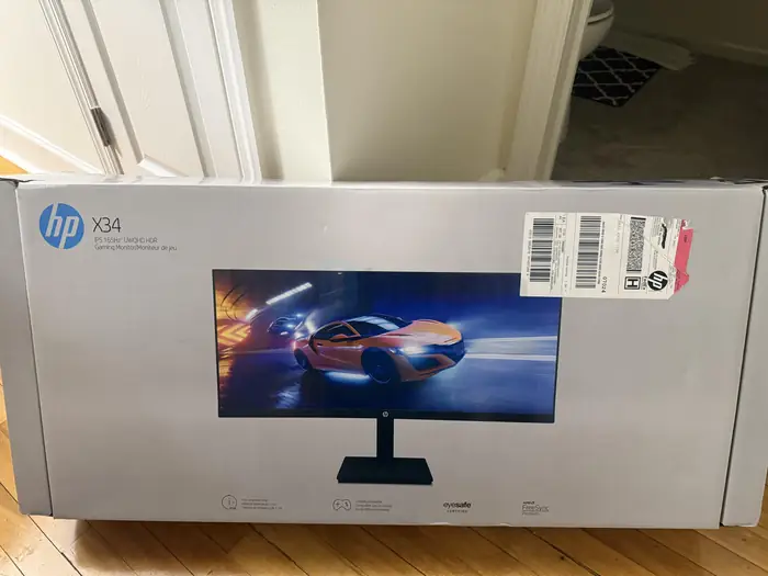 Brand New SEALED HP 34" IPS Ultrawide 165Hz UWQHD Gaming Monitor