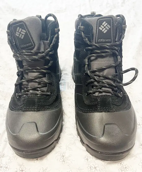 Columbia Snowblade Winter Boots Black Waterproof Hiking Boots, Size 8.5, 남성용 등산화