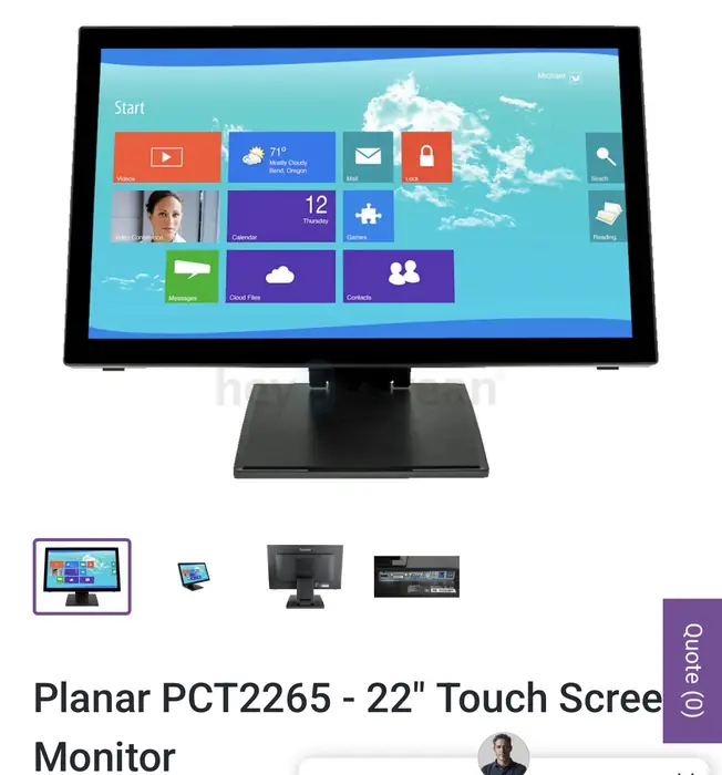터치스크린 모니터 새것 for Sale PCT2265