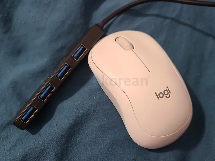 USB 리더기(4구) + 마우스 $10