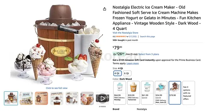 Electric Ice Cream Maker in Queens, NY