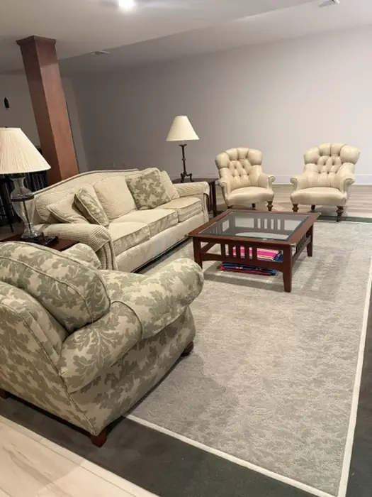 Ethan Allen Furniture (living room and dining room set) including matching carpet & area rugs in Bergen County, NJ