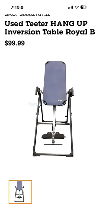 Teeter Hang Up Inversion  Table in Bergen County, NJ