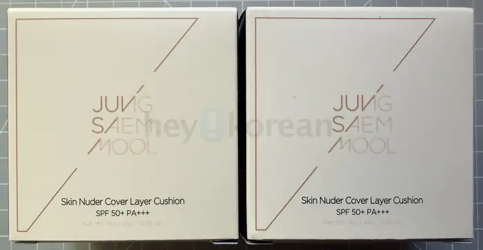 Jung Saem Mool Skin Nuder Cover Layer Cushion 23호 Medium 2개(판매완료) in Bergen County, NJ