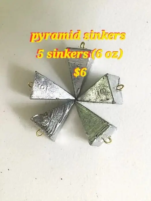 낚시추, Pyramid 6온스 5개