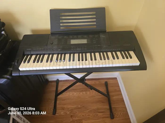 CASIO CTK-5000 전자키보드 + 스탠드 포함 in Bergen County, NJ