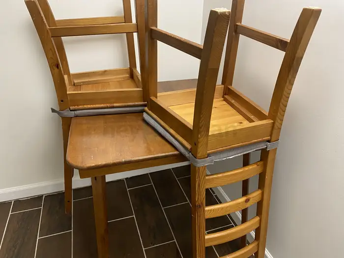 상태좋은folding 간이식탁과 의자 튼튼한 나무제질 in Bergen County, NJ