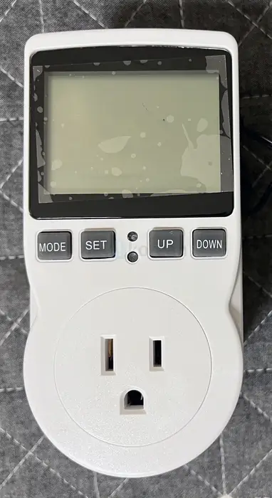 Digital Temperature Controller Outlet Socket for Heating Cooling 15A, 디지털 온도 조절 콘센트