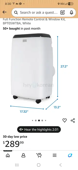 Portable air conditioner in Bergen County, NJ