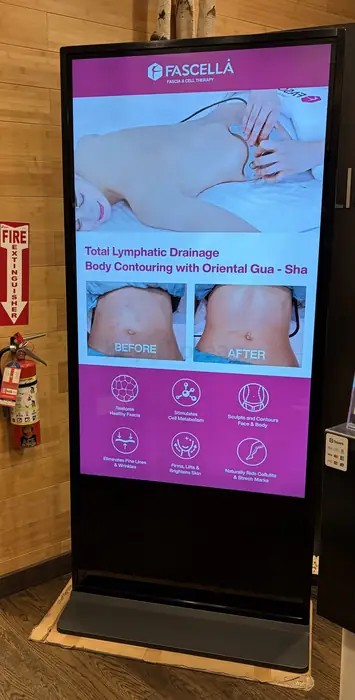 65" LCD Floor Standing Digital Signage Kiosk - Commercial Display in Manhattan, NY