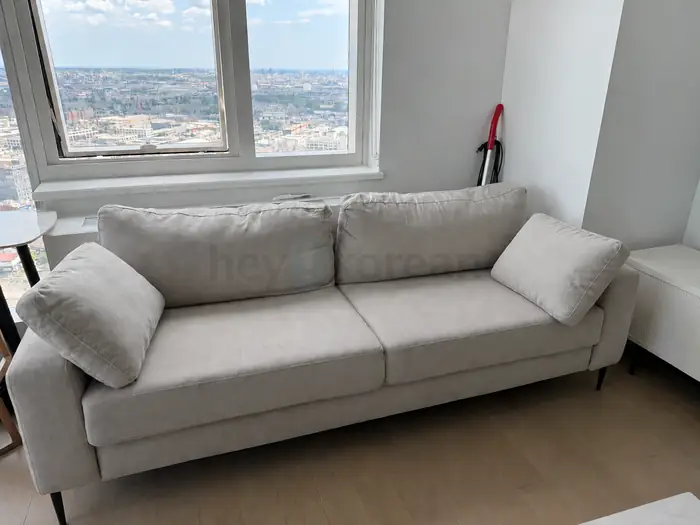 소파 Off white Linen Sofa