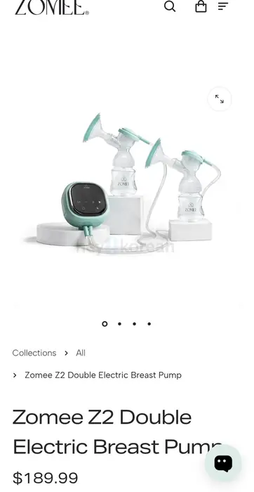 Zomee breast pump 새상품