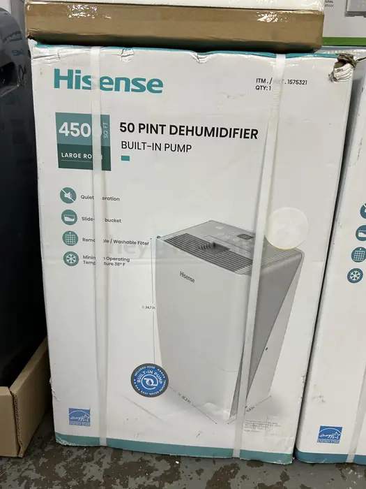 Hisense 제습기 35 PT & 50 PT Dehumidifier 오픈박스