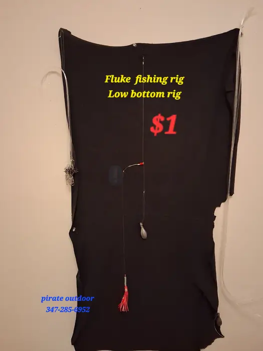 광어채비 ,Low bottom rig.