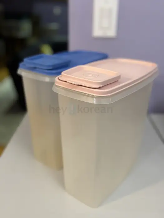 타파웨어 시리얼 통 ( 2 set )