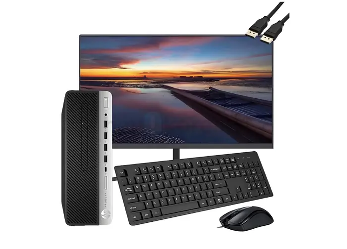 급처 ⭐️[중고구매, 2주 사용]DELL 컴퓨터 풀셋트 + 데스크 매트 급처 / 급 이사로 싸게 판매합니다.