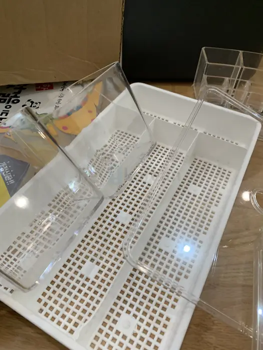 Vanity Table/욕실 투명 아크릴 정리함 세트