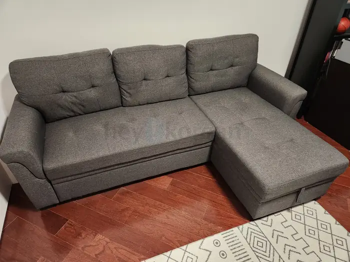 Wayfair Efim 84인치 소파베드 + 수납형 리버서블 카우치