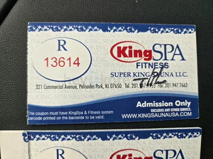 King Sauna Ticket(맛사지 포함)