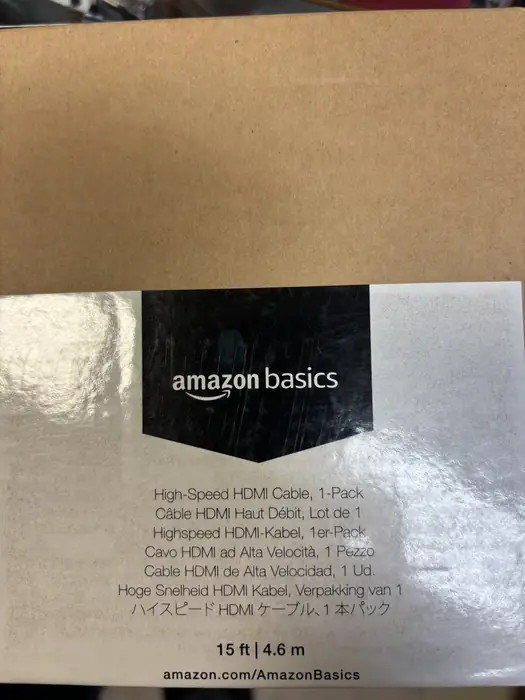 AmazonBasics 15ft High-Speed HDMI Cable