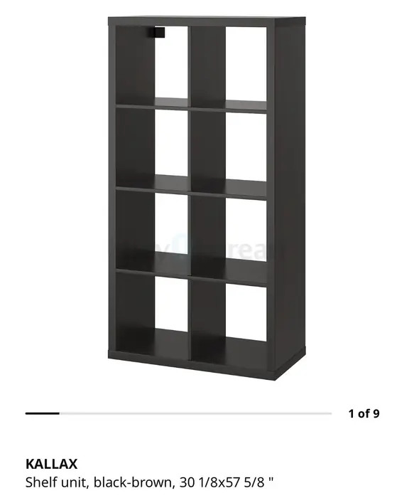 Ikea kallax black 이케아 칼락스 블랙 책장 Dresser