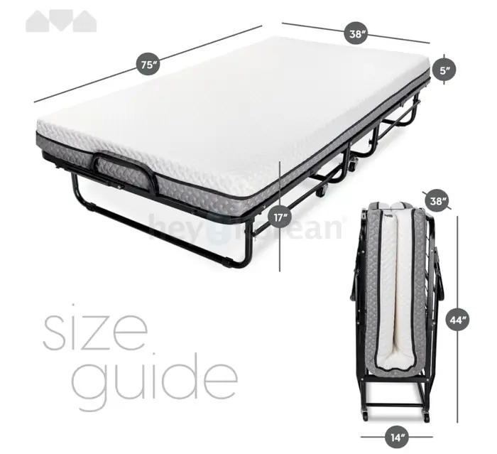 [57% OFF] 🛏️ Amazon Twin-Size Folding Bed w/ Mattress