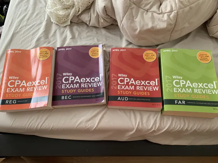 무료 - Wiley CPAexcel 2017 CPA 시험 교재 4권