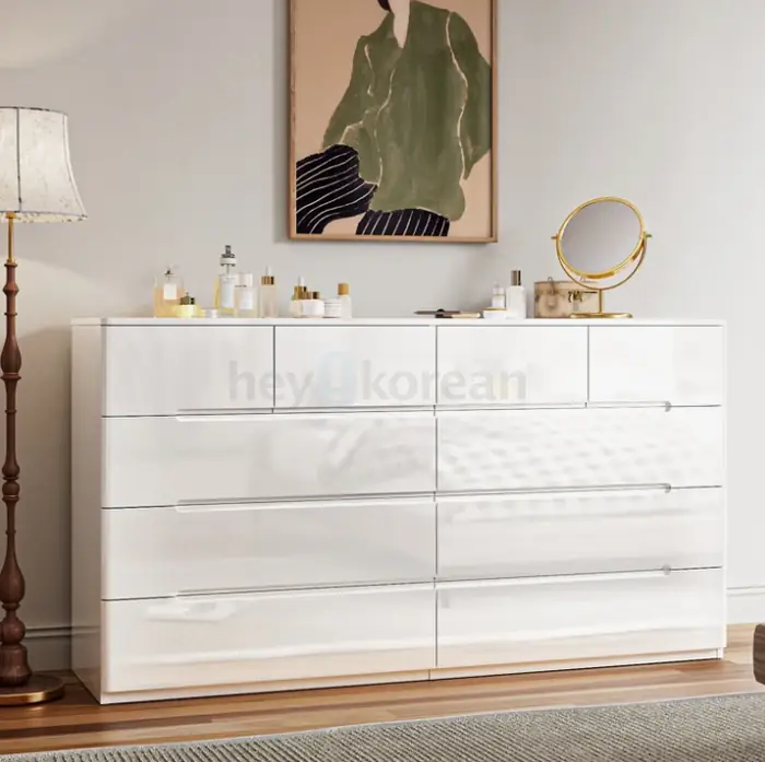 10 Drawer 55'' W Double Dresser